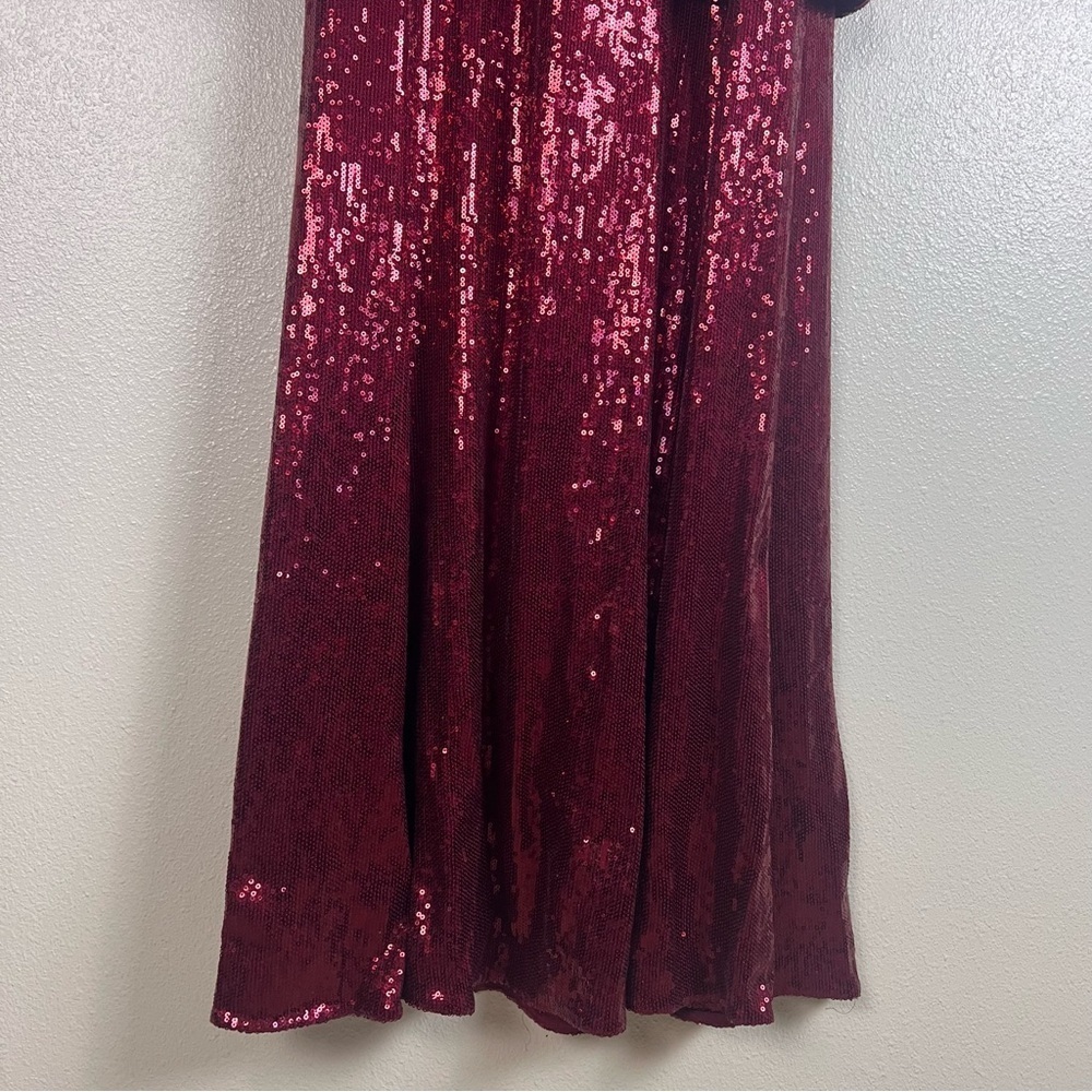 Rachel Zoe Women's Walker Sequined Faux-Wrap Gown - Picture 13 of 15